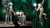 Миниатюра фото настенный светильник monkey lamp hanging left seletti | 220svet.ru