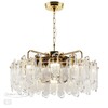 Миниатюра фото подвесная люстра odeon light bullon 5069/10 золотая | 220svet.ru
