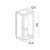 Миниатюра фото уличный настенный светильник lucide carlyn 27200/01/30 | 220svet.ru