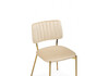 Миниатюра фото стул на металлокаркасе woodville armond beige / gold 15921 | 220svet.ru