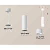 Миниатюра фото комплект подвесного светильника ambrella light techno spot xp7455004 swh/fr белый песок/белый матовый (a2310, c7455, n7170) | 220svet.ru
