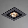 Миниатюра фото встраиваемый светильник arte lamp technika a5930pl-1bk | 220svet.ru