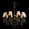 Миниатюра фото подвесная люстра loft it grace 10203/10 black | 220svet.ru