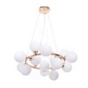 Миниатюра фото подвесная люстра lumina deco marsiada ldp 6033-15 gd | 220svet.ru