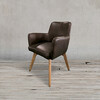 Миниатюра фото полукресло roomers c0097-1d/java black #24 | 220svet.ru