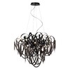 Миниатюра фото подвесная люстра odeon light chainy 5067/12 черный | 220svet.ru