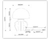 Миниатюра фото настольная лампа ambrella light high light lh53249 | 220svet.ru