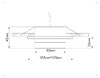 Миниатюра фото встраиваемый светильник ambrella light gx53 acrylic tech tn52422 | 220svet.ru