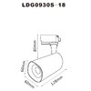 Миниатюра фото трековый однофазный светодиодный светильник arte lamp barut a4562pl-1wh | 220svet.ru