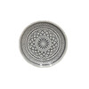Миниатюра фото тарелка керамическая серая круглая costa nova stp151-00812r | 220svet.ru