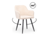 Миниатюра фото стул на металлокаркасе поворотный woodville инфини 360 латте / черный 631769 | 220svet.ru