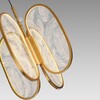 Миниатюра фото подвесной светодиодный светильник odeon light piuma 6664/38l античная бронза | 220svet.ru