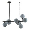 Миниатюра фото подвесная люстра moderli molecule v10842-7p | 220svet.ru
