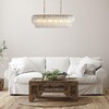 Миниатюра фото подвесная люстра indigo dalia 12034/6pl brass v000376 | 220svet.ru