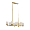 Миниатюра фото подвесная люстра 3000k dimmable delight collection md25020403-8b2 satin gold | 220svet.ru
