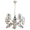 Миниатюра фото подвесная люстра toplight madlyn tl5630d-05wh | 220svet.ru