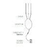 Миниатюра фото кабель с выключателем nowodvorski cameleon cable with switch 8612 | 220svet.ru