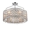 Миниатюра фото потолочная люстра на штанге хрустальная lumion layla 8244/6c хром | 220svet.ru