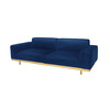 Миниатюра фото диван roomers s0203-3d/bluе 9801# | 220svet.ru