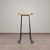 Миниатюра фото стул барный браун restoration hardware fe24-850 a | 220svet.ru