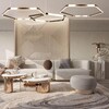 Миниатюра фото подвесной светодиодный светильник loft it titanium 10243m gold | 220svet.ru
