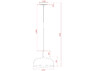 Миниатюра фото подвесной светильник arte lamp kayla a7102sp-1wh | 220svet.ru