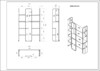 Миниатюра фото стеллаж garda decor 58db-sh20025 | 220svet.ru