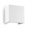 Миниатюра фото настенный светильник ideal lux flash gesso ap1 small | 220svet.ru