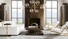 Миниатюра фото люстра globe mobile 8 brass delight collection | 220svet.ru