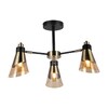 Миниатюра фото потолочная люстра imex md.51902-3-s-bk+ab | 220svet.ru