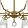 Миниатюра фото потолочная люстра на штанге lumion aurica 8046/8c латунь | 220svet.ru