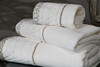 Миниатюра фото полотенце белое 30*50 garda decor 119val-00101 | 220svet.ru