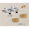 Миниатюра фото комплект встраиваемого светильника ambrella light techno spot xc7635024 swh/cf белый песок/кофе (c7635, n7195) | 220svet.ru