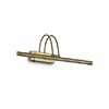 Миниатюра фото подсветка для картин ideal lux bow ap d46 ottone satinato | 220svet.ru