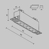 Миниатюра фото встраиваемый светодиодный светильник maytoni points dl065-12w3-6k-trs-w | 220svet.ru