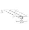 Миниатюра фото шинопровод однофазный  встраиваемый в гкл lightstar linea 506327 | 220svet.ru