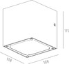Миниатюра фото уличный настенный светильник deko-light cubodo ii double sg 731019 | 220svet.ru