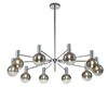 Миниатюра фото подвесная люстра indigo collana 13015/10r chrome v000225 | 220svet.ru
