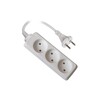 Миниатюра фото удлинитель (02891) uniel 3гн х 3м с/з стандарт s-gcd3-3 | 220svet.ru