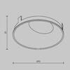 Миниатюра фото отражатель для встраиваемого светильника wise ring057-10-ch | 220svet.ru