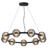Миниатюра фото подвесной светодиодный светильник odeon light troni 5041/90l черный | 220svet.ru