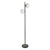 Миниатюра фото торшер arte lamp alcor a2224pn-2bk | 220svet.ru
