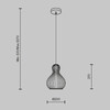 Миниатюра фото подвесной светильник maytoni roots mod192pl-01w | 220svet.ru