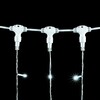 Миниатюра фото гирлянда занавес 2 x 2 м белый 220в, 400 led, провод прозрачный пвх, ip54 ltc pcl402-10-2w | 220svet.ru