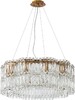 Миниатюра фото подвесная люстра хрустальная 2174/05/10p stilfort, серия admire | 220svet.ru