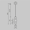 Миниатюра фото подвесной светодиодный светильник maytoni drop mod273pl-l16g3k | 220svet.ru