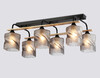 Миниатюра фото потолочная люстра  ambrella light traditional loft tr tr3033250/6 bk/wd | 220svet.ru