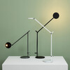Миниатюра фото настольная светодиодная лампа artemide demetra 2700k black \ | 220svet.ru