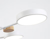 Миниатюра фото потолочная светодиодная люстра на штанге ambrella light linetech fl fl4861/6 wh/wd | 220svet.ru