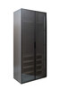 Миниатюра фото шкаф двухдверный с выдвижными ящиками garda decor gd-10012/1-6(тонировка) | 220svet.ru